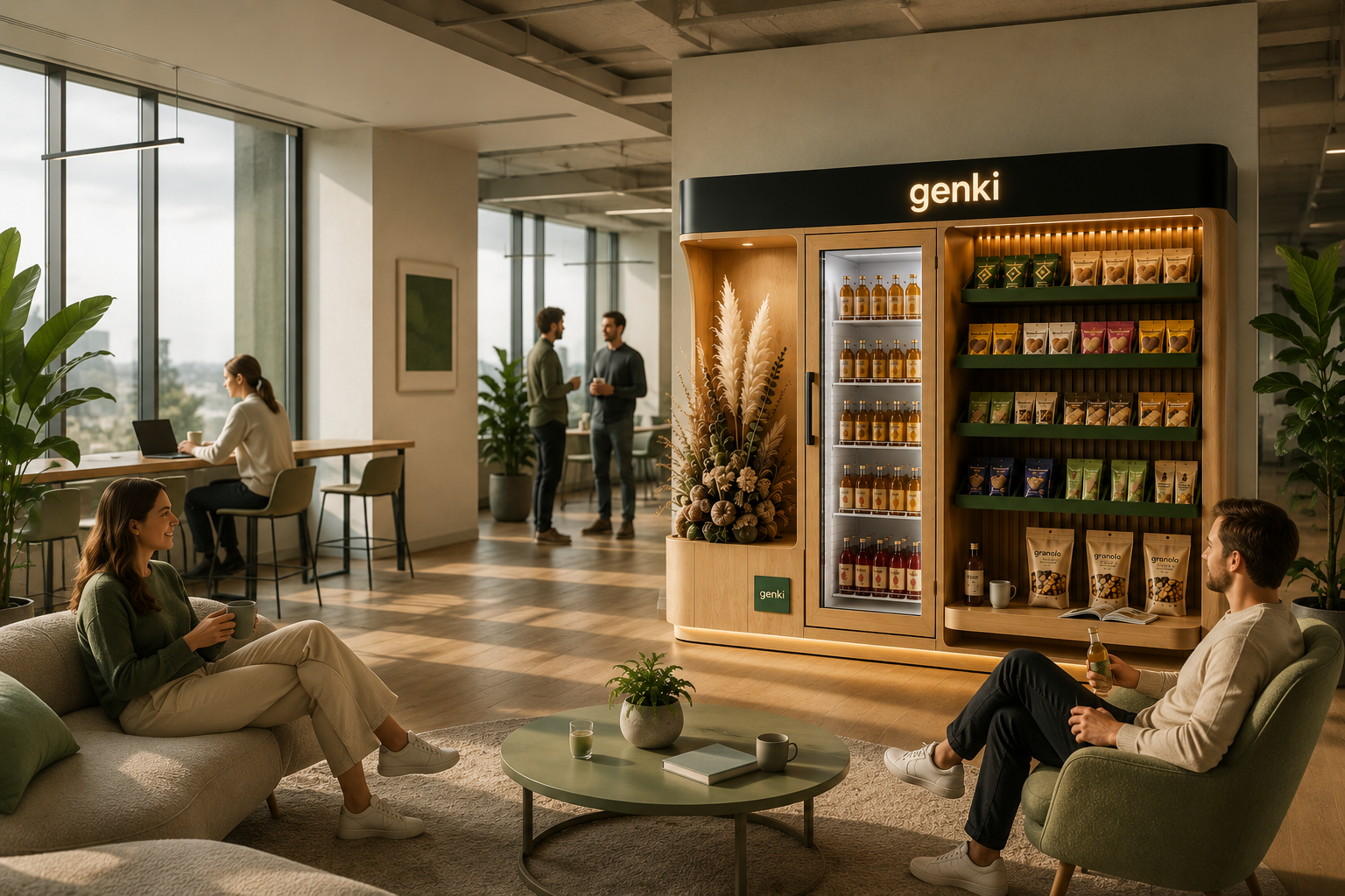 Genki wellness station в модерен офис