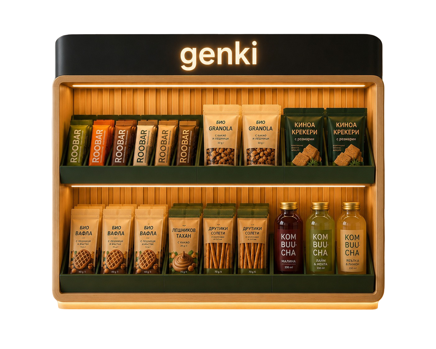 Compact Genki Desk station for small offices