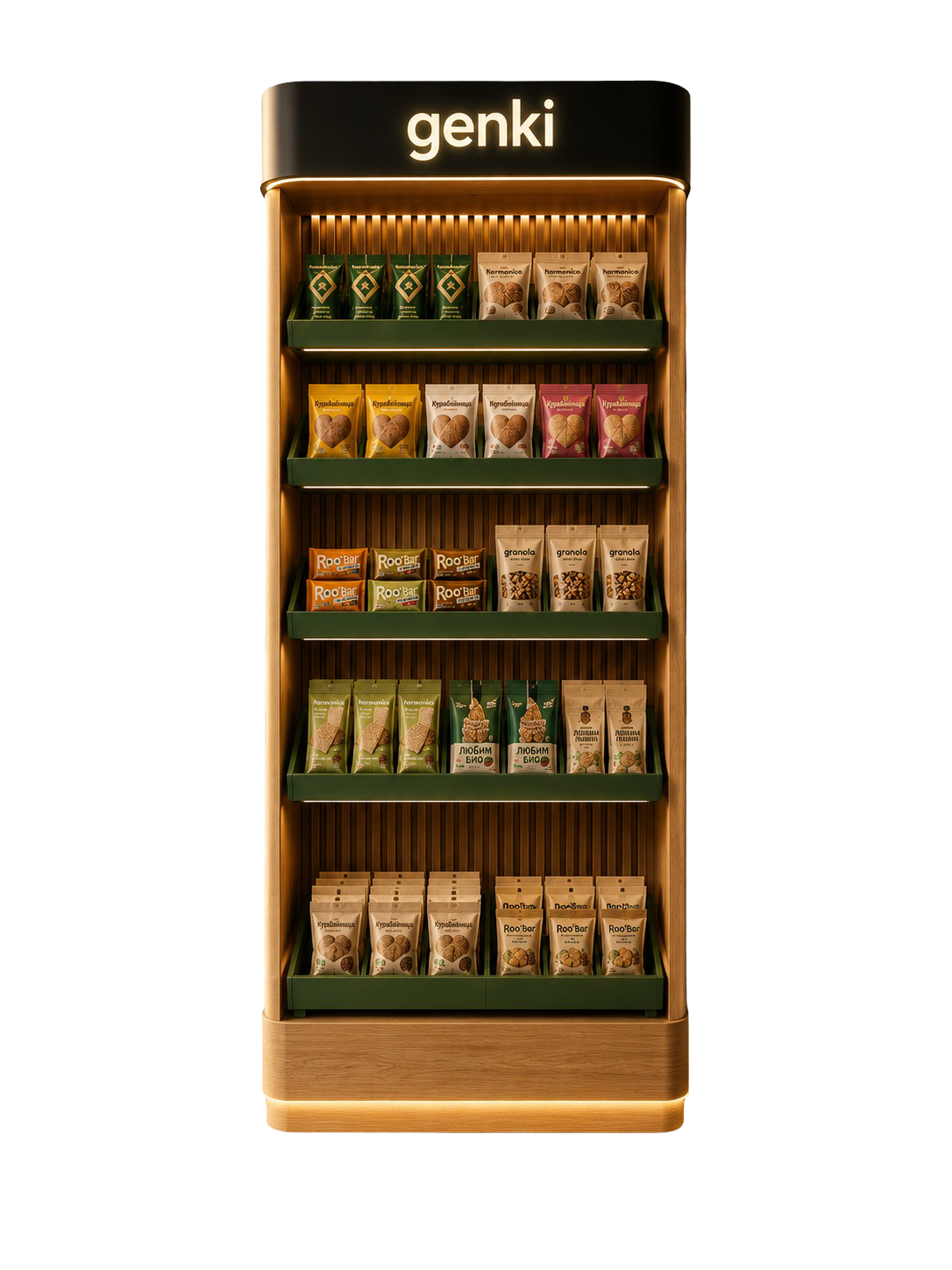 Free-standing Genki Tower Dry station for dry products
